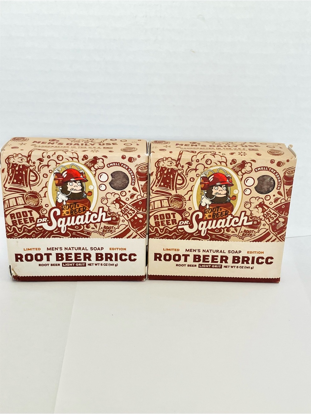 Dr Squatch Root Beer Bricc Soap Lot(2) New Men’s USA